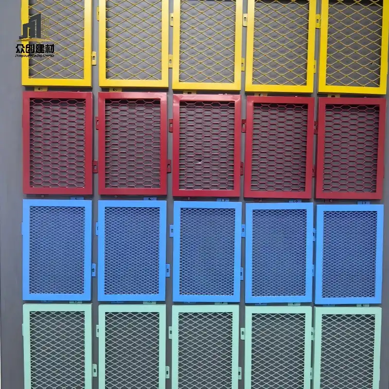 Expanded Aluminum Mesh Ceiling | One-Piece Stretched Weld-Free Architectural Ceiling System
